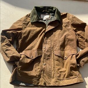Filson Olive and Tan Barn Jacket